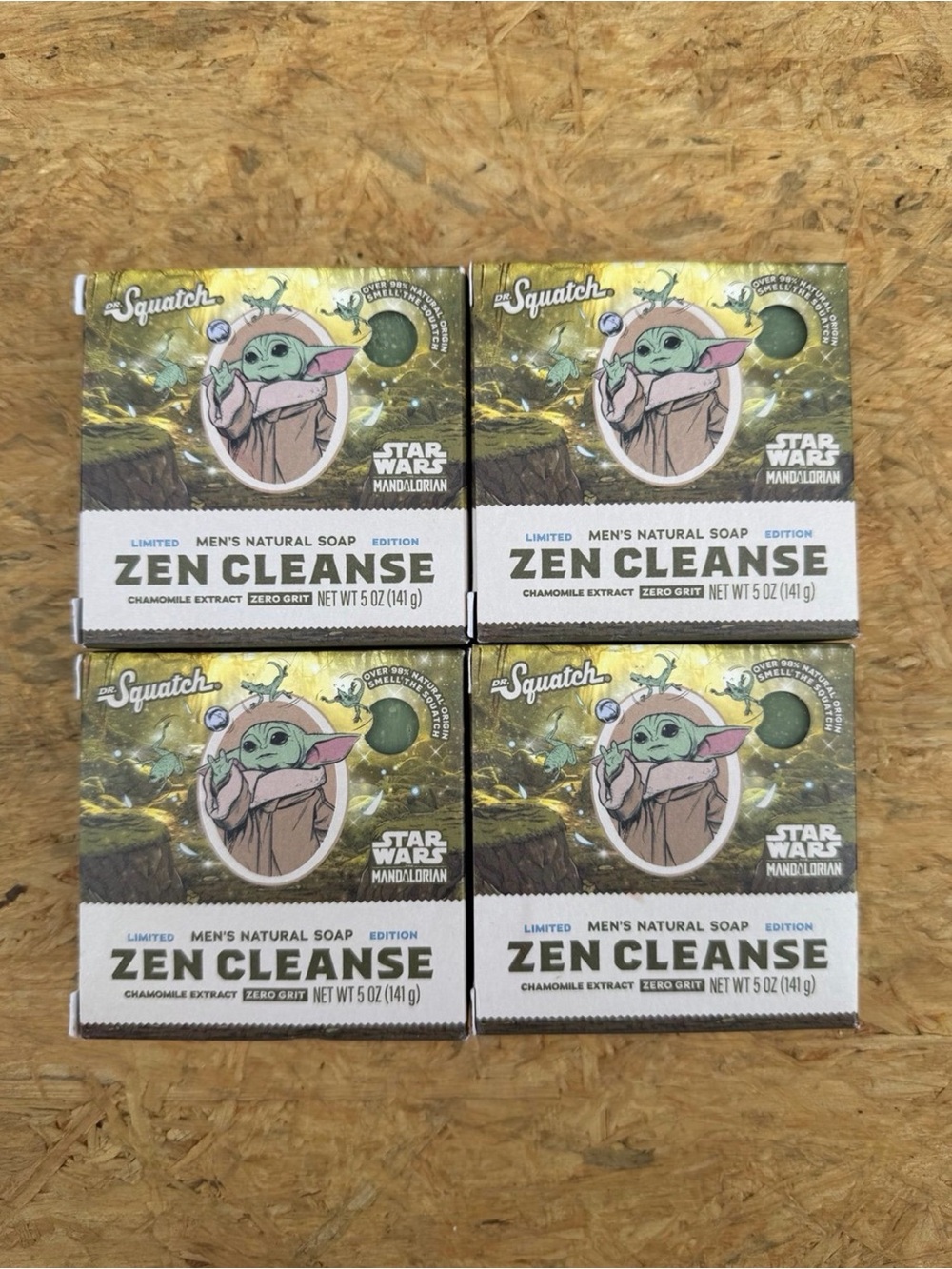 Dr Squatch Zen Cleanse Men's Natural Soap - Green (Star Wars The Mandalorian)